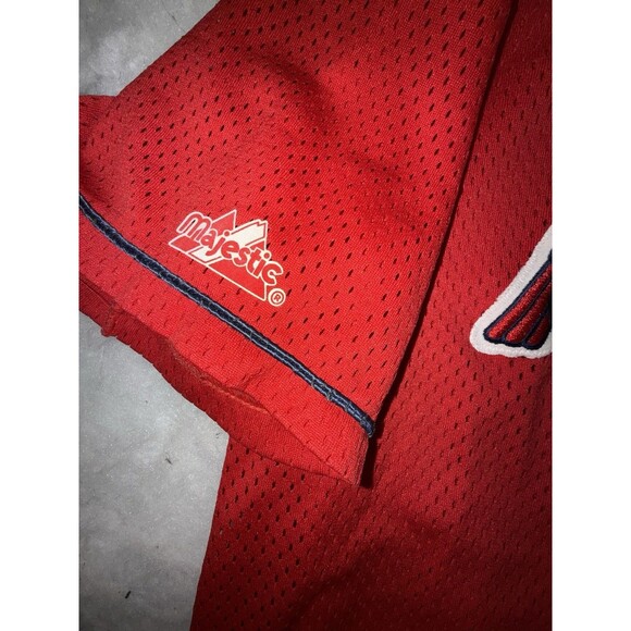VTG 2000's Authentic Majestic St. Louis Cardinals Mark McGwire Jersey Mens Red L - Picture 7 of 7